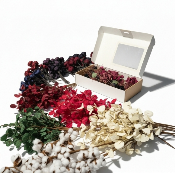 Huge Bundle Of Brand New Beautiful Mixed Faux Roses Eucalyptus Etc Over 50 Pcs!